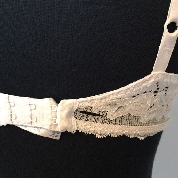 VTG Barely There Lace Unlined Sheer Bra, 34C - Picture 4 of 9